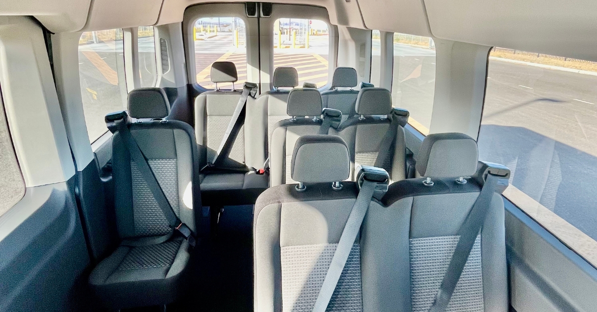 passenger van interior 