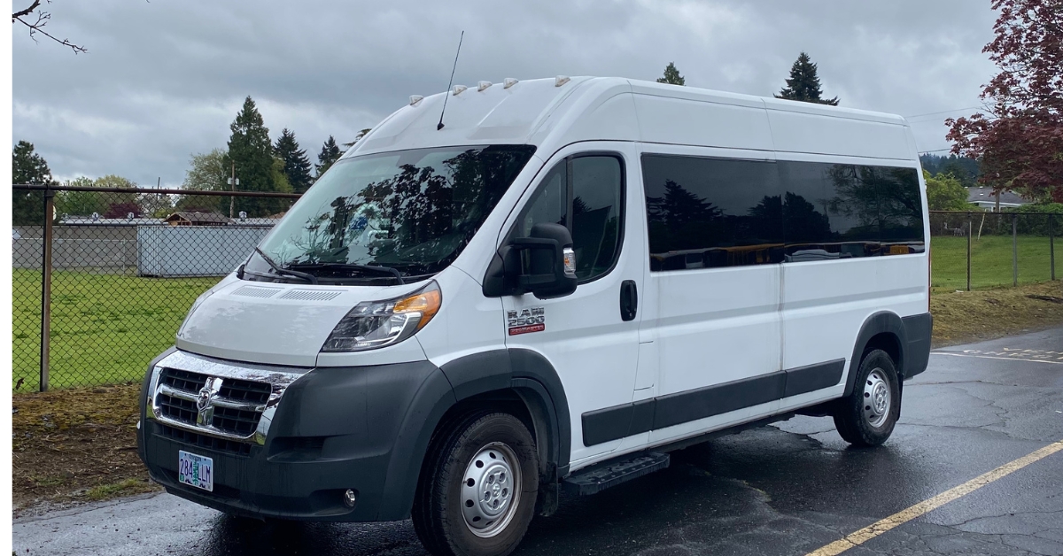 passenger van exterior