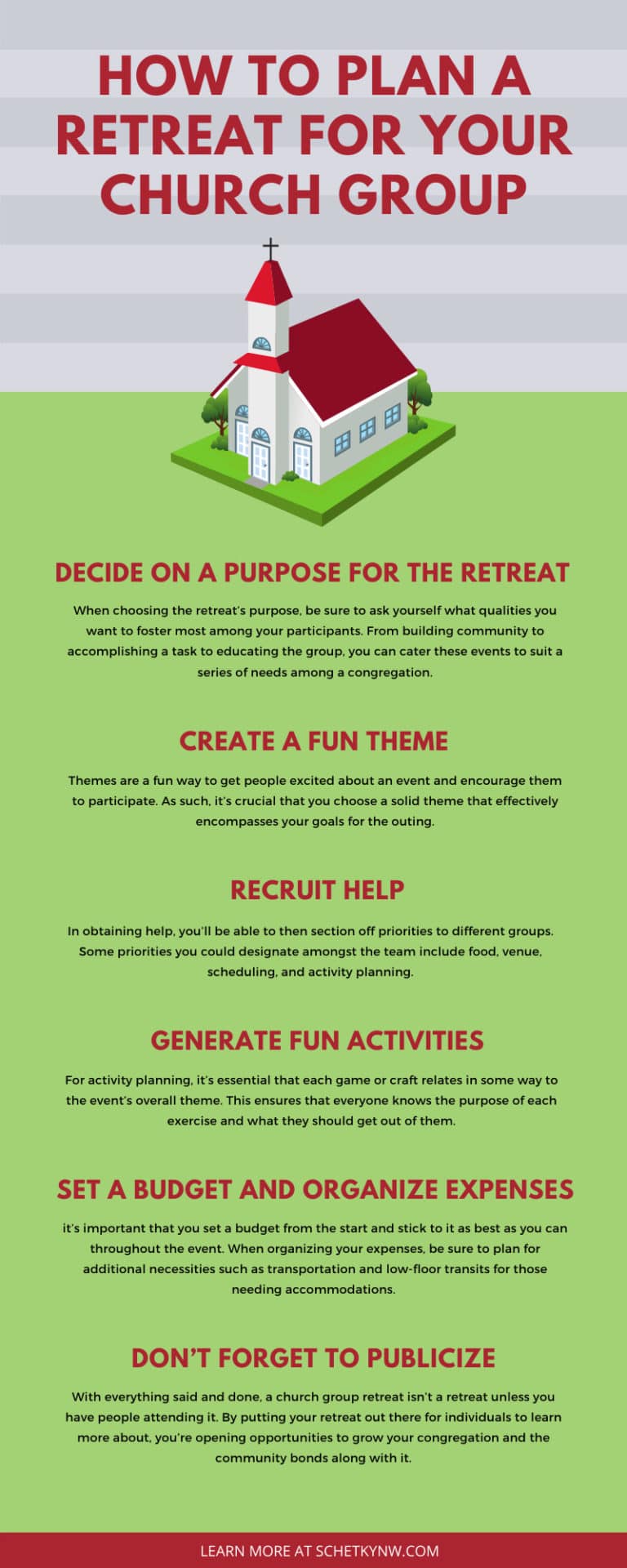 How to Plan Church Group Retreat
