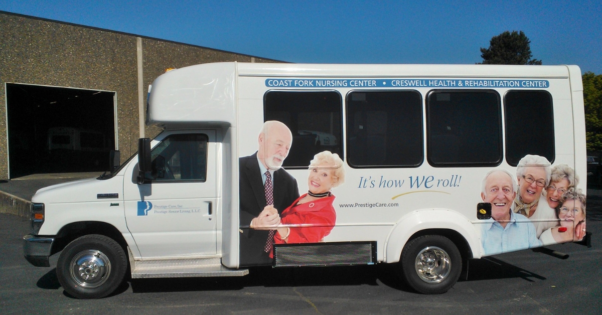 senior living bus for day trip